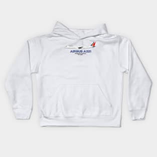Airbus A321 - Philippine Airlines Kids Hoodie